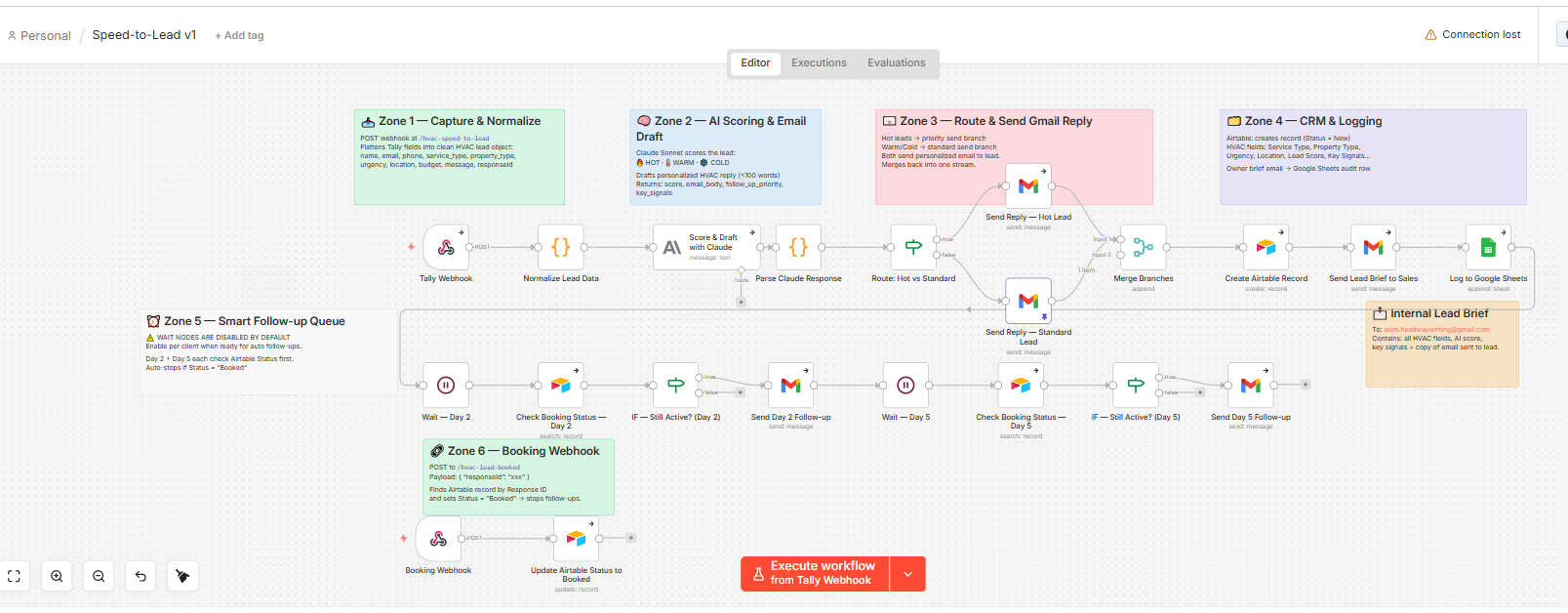 small business automation services lead follow-up workflow